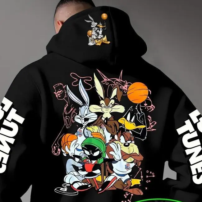 Moletom Canguru Lançamento De Inverno Estampa Lonney Tunes Novidade Envio Imediato
