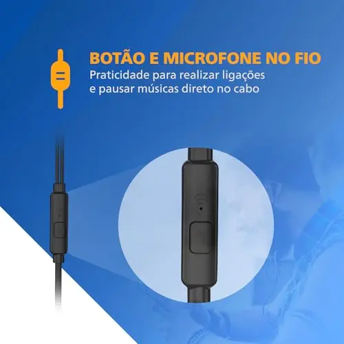 PHILIPS, Fone de Ouvido com Microfone, TAUE101BK/00, Com fio de 1,2 metros, intra-auricular, Preto thumbnail 6