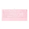 Teclado Mecânico MK853 V2 Rosa, LED Branco, Azul - 1