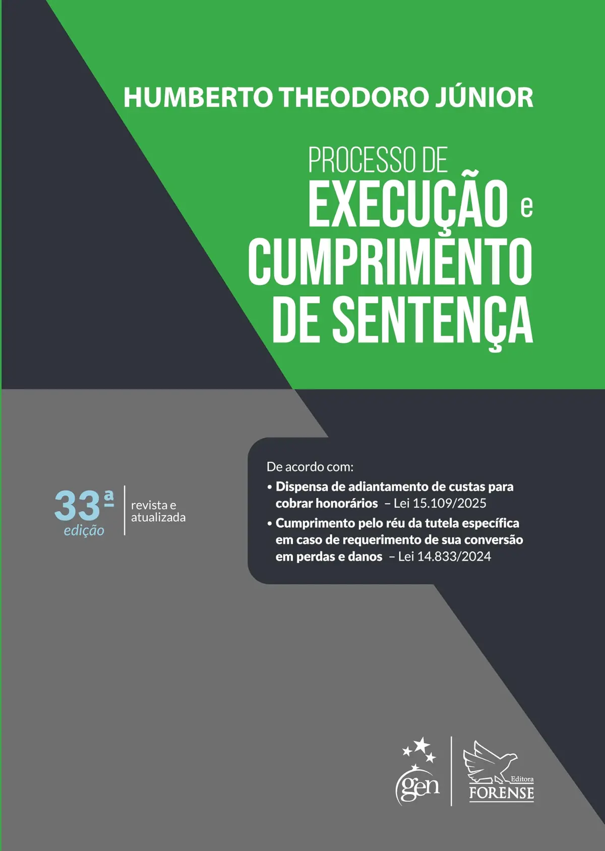 Processo de Execução e Cumprimento de Sentença - 33ª Edição 2025