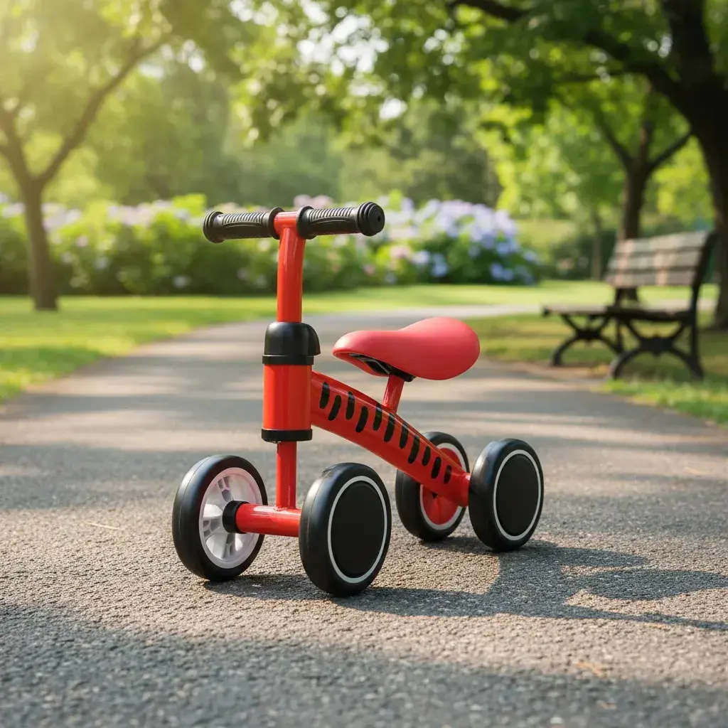 Bicicleta de Equilíbrio Brinq Kids Brinquei Vermelho para Crianças 12m+ - 1