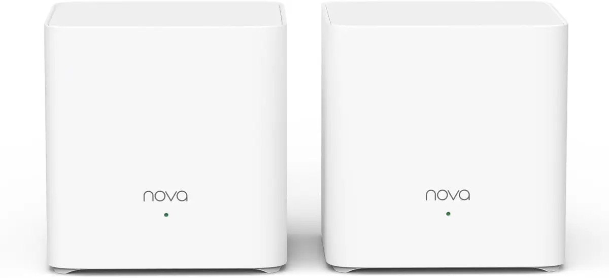 Tenda Nova EX3 Sistema Mesh Wi-Fi 6 AX1500, 2 Unidades, Dual Band | Gigabit, até 1201 Mbps na banda 5 GHz, cobertura de até 325 m², suporte para até 80 dispositivos