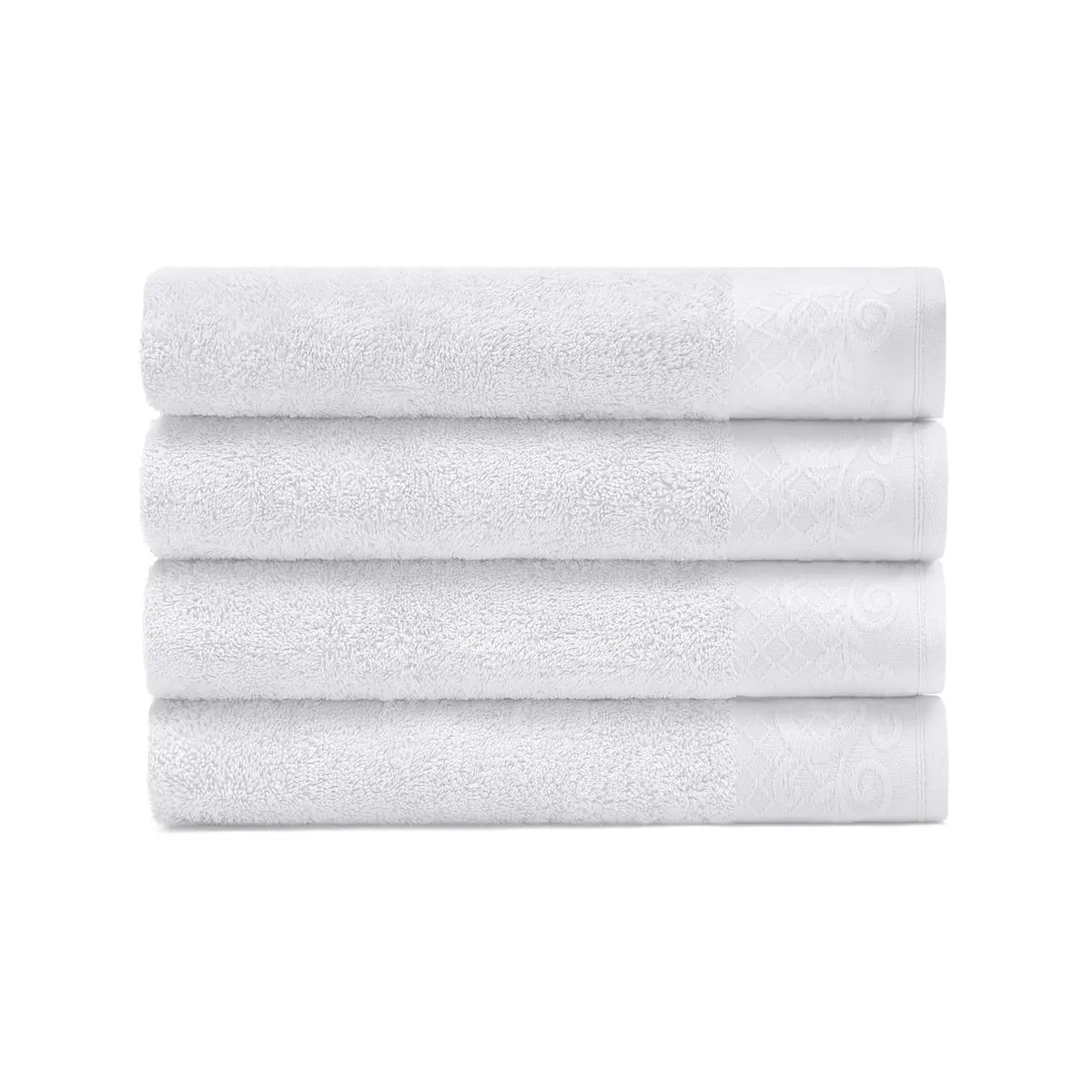 Buettner Toalha de Banho 70cm x 1,40m Algodão Egípcio Darling Branco 1pç | 100% algodão Egípcio