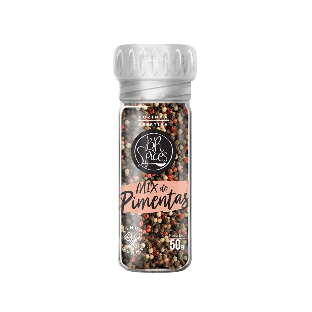 BR Spices Tempero Mix de Pimentas com Moedor 50G - 1