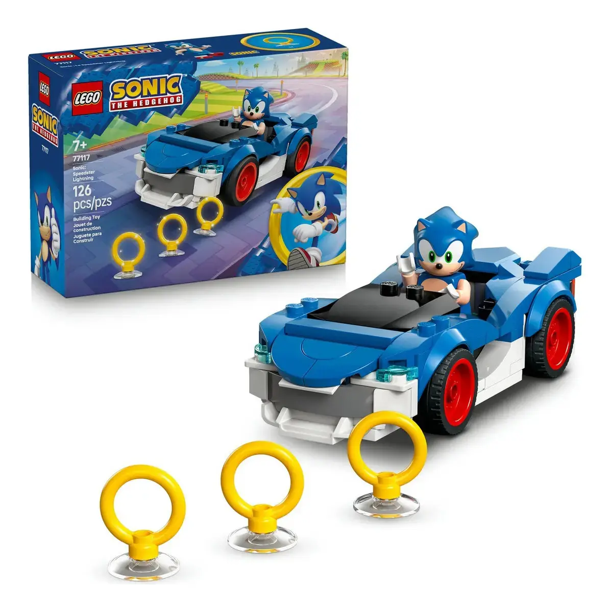 Lego Sonic 77117 Sonic Speedster Lightning 126 Sonic - 1