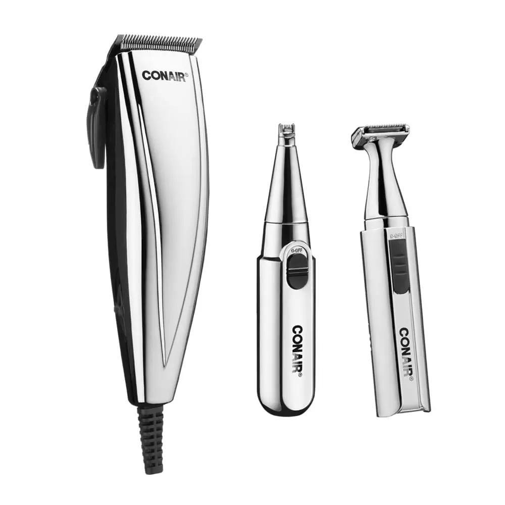 Máquina de Cortar Cabelo 3 em 1 Conair com Trimmer e Aparador de Nariz/Orelha 127V