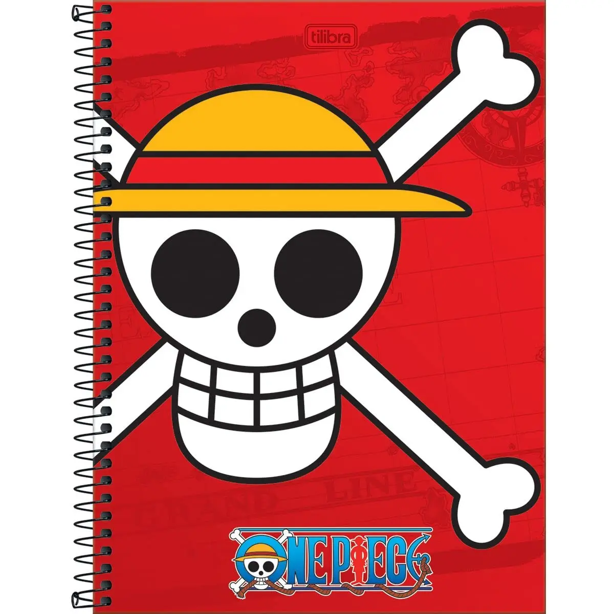 Caderno 01X1 Capa Dura One Piece 80Fls. Pacote Com 04-91620