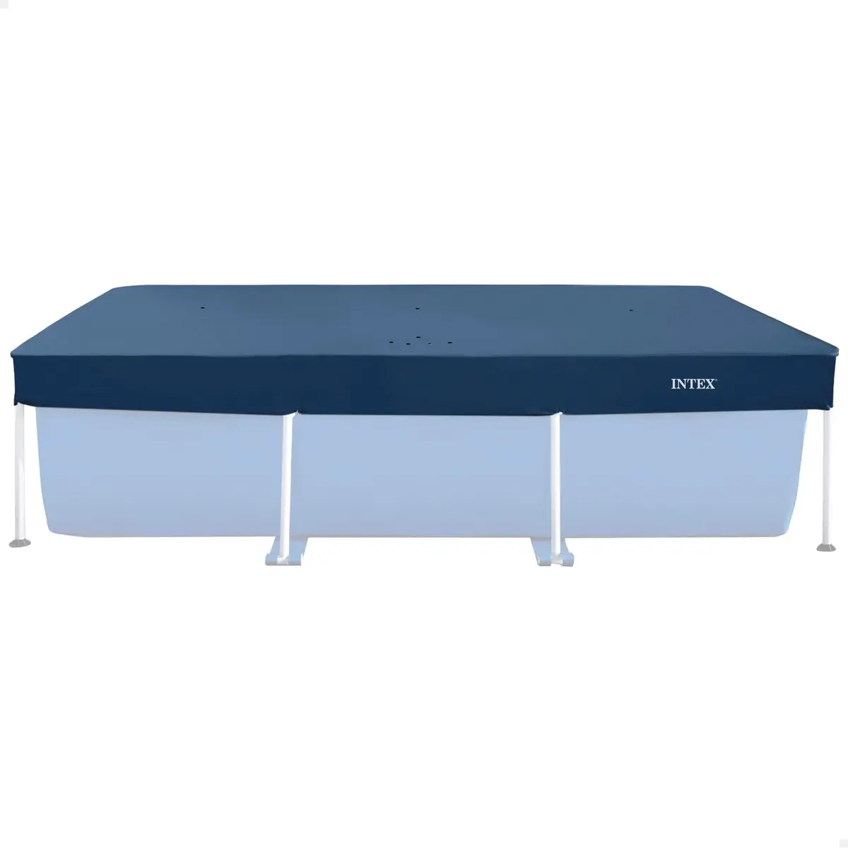 Intex Capa para Piscina Retangular 2,6m x 1,6m Modelo 28036 com Furos de Drenagem e Amarras
