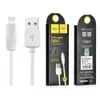 Cabo Lightning para iPhone USB Hoco X1 Rapid, 1m, 2.1A, Branco - 1