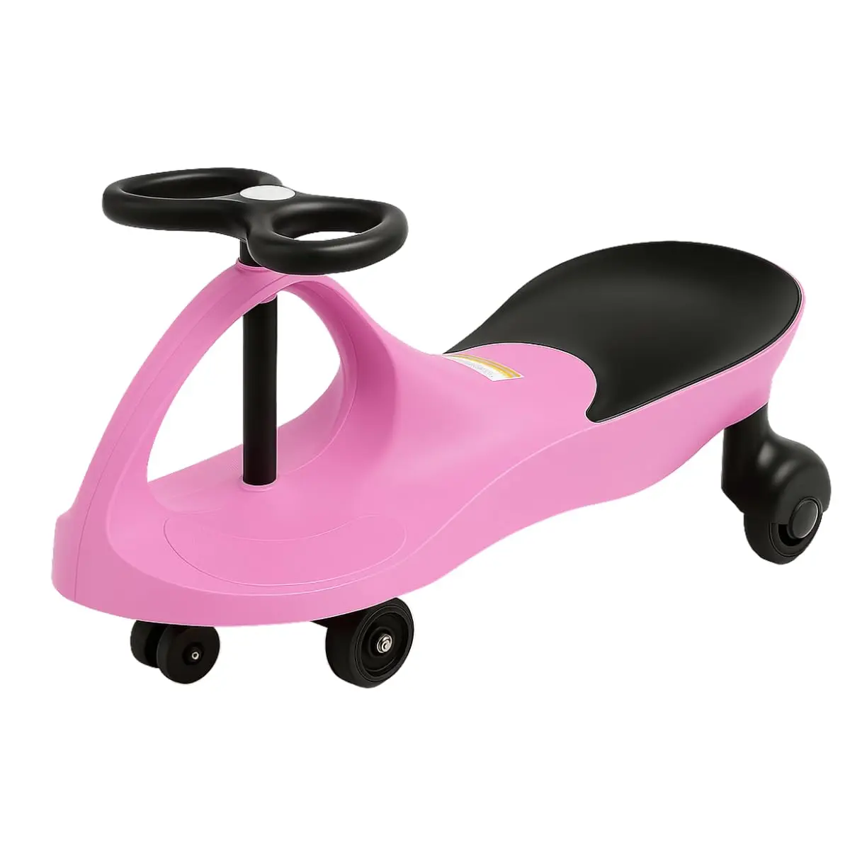 Carrinho Rolimã Infantil Kidino Twister Carrinho de Rolimã Infantil Resistente, Seguro e Super Divertido Rosa com Preto - 1