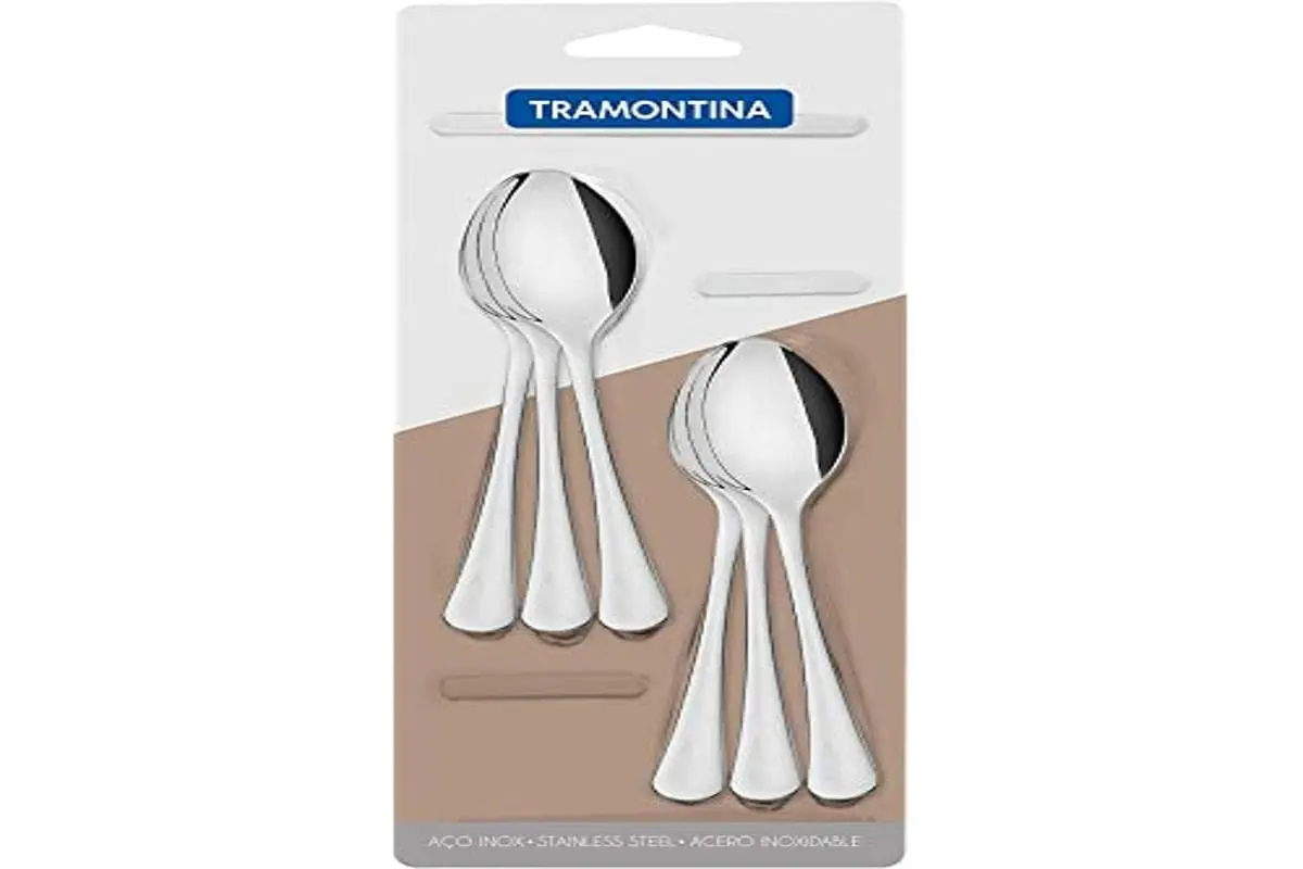 Conjunto de colheres para chá Tramontina Havana aço inox 6 pç. - 1