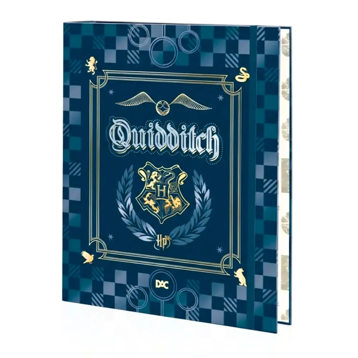 Caderno Argolado Universitário DAC, Harry Potter, 48 Folhas | 1 Matéria, Fechamento em Elástico