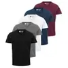 Kit 5 Camisetas Slim Gola V ZAROC Algodão Tam. P - 1