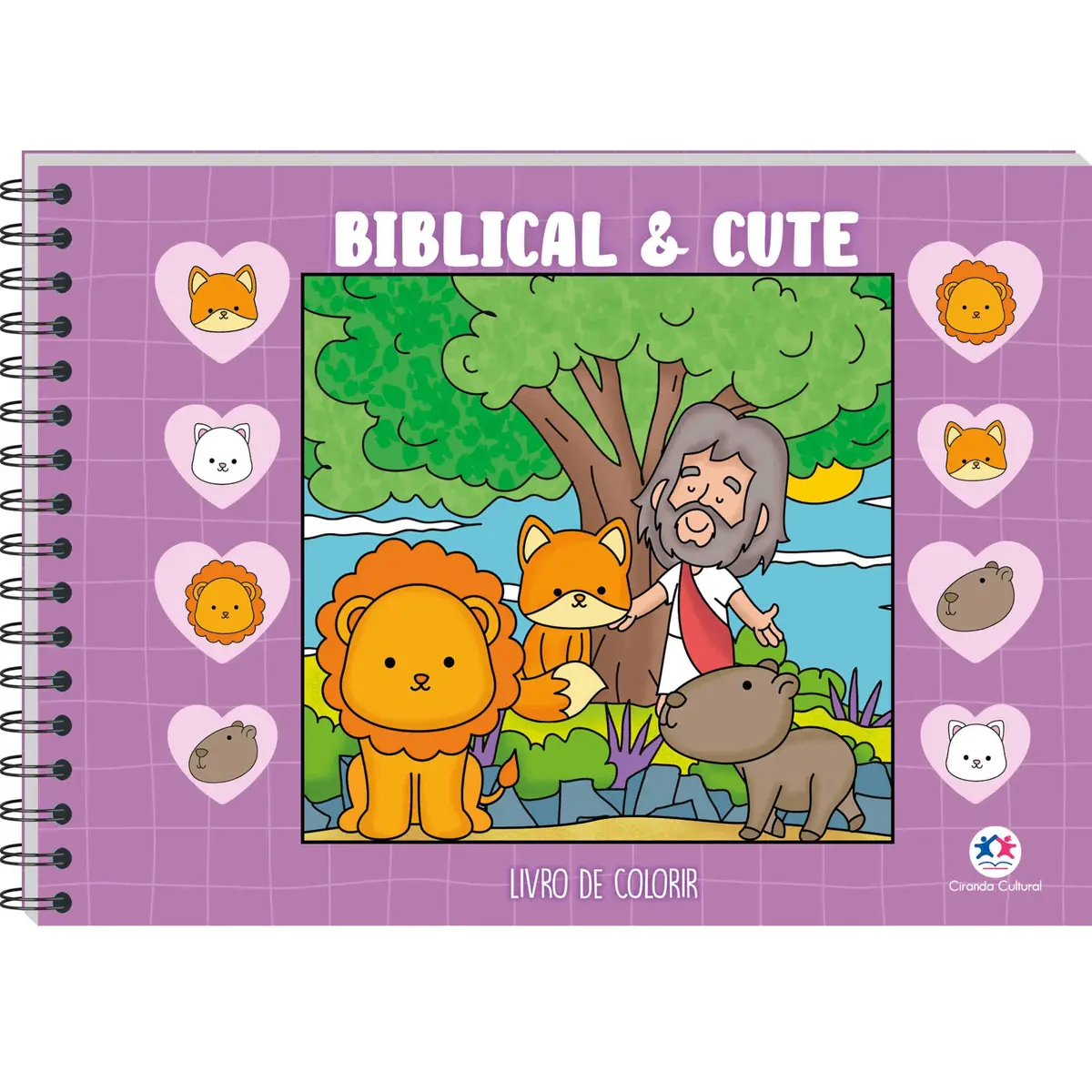 Biblical and Cute Violet - Para Colorir - 1