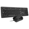 Teclado e Mouse USB ABNT2 Preto OF 01 - 1