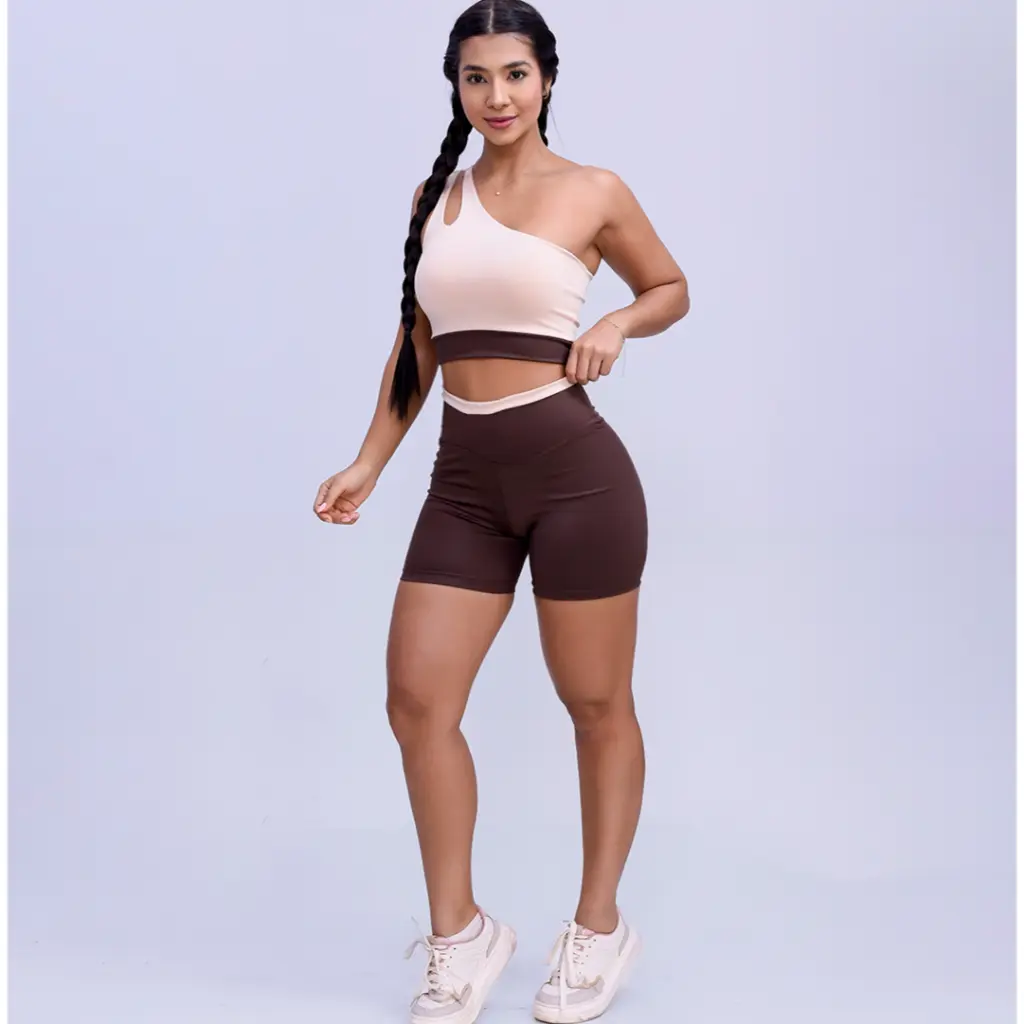 Conjunto Bicolor Fitness Zero Transparencia