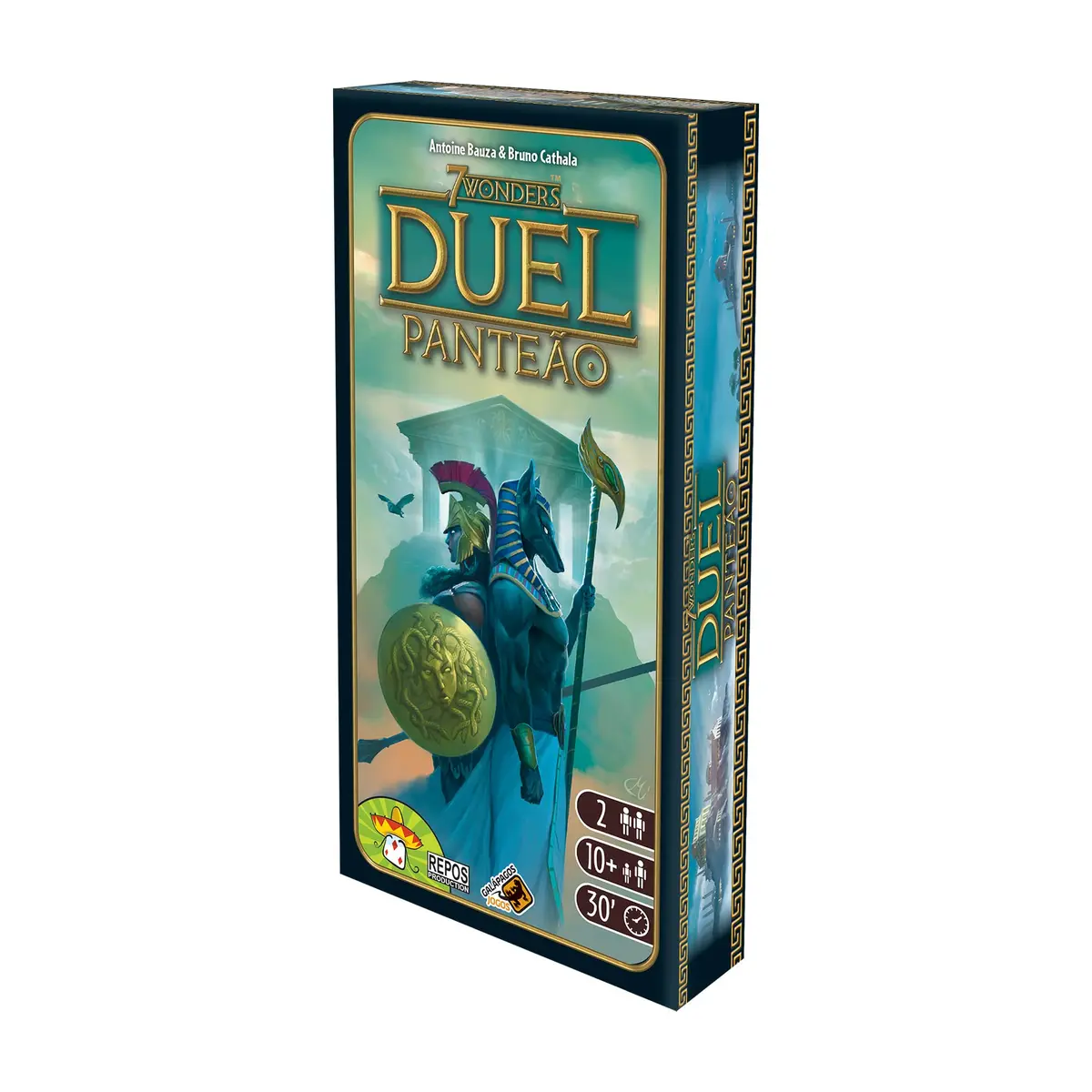 Galápagos, 7 Wonders Duel: Panteão (Expansão), Jogo de Tabuleiro de Estratégia, 2 jogadores, 30 min - 1
