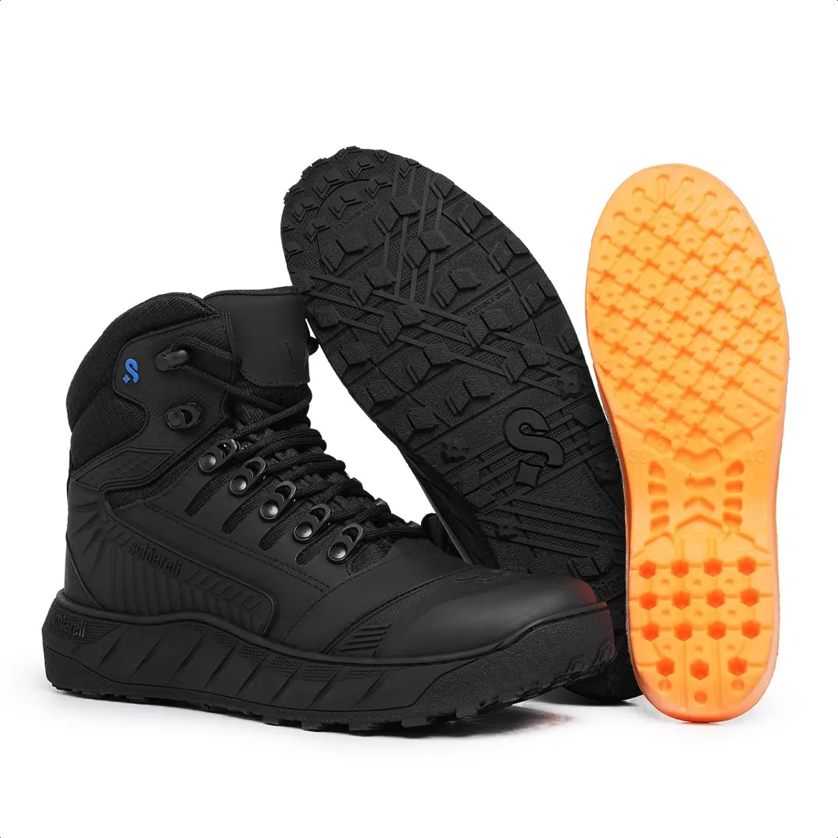 Bota Masculina Coturno Militar Cano Médio Titan Couro Genuíno