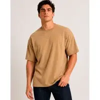 Camiseta Masculina Oversize 80099 Caqui 206oz - 1