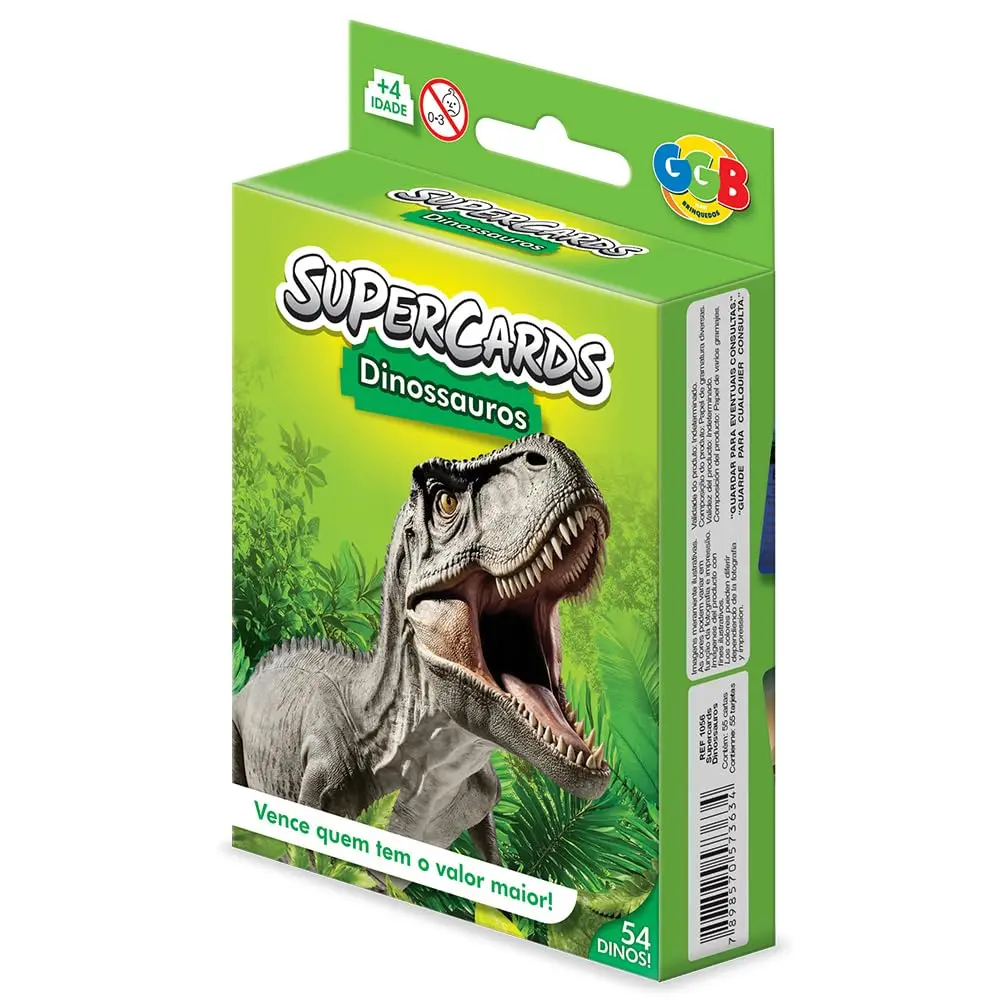 GGB Jogo Supercards Dinossauros