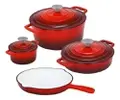 Kit 4 Panelas Xanten Vermelho Antiaderente Ferro - 1