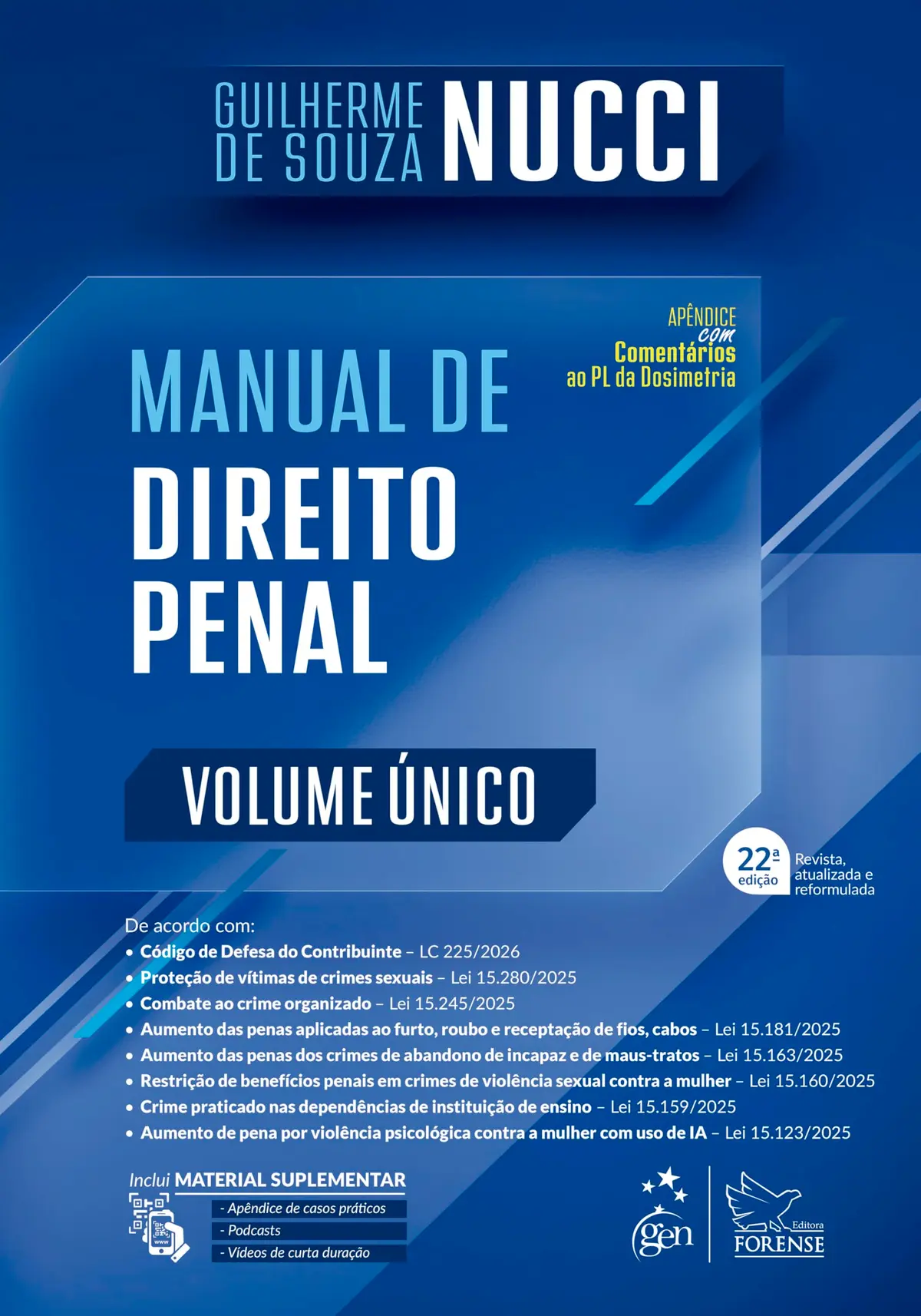 Manual de Direito Penal - Volume Único - 22ª Edição 2026