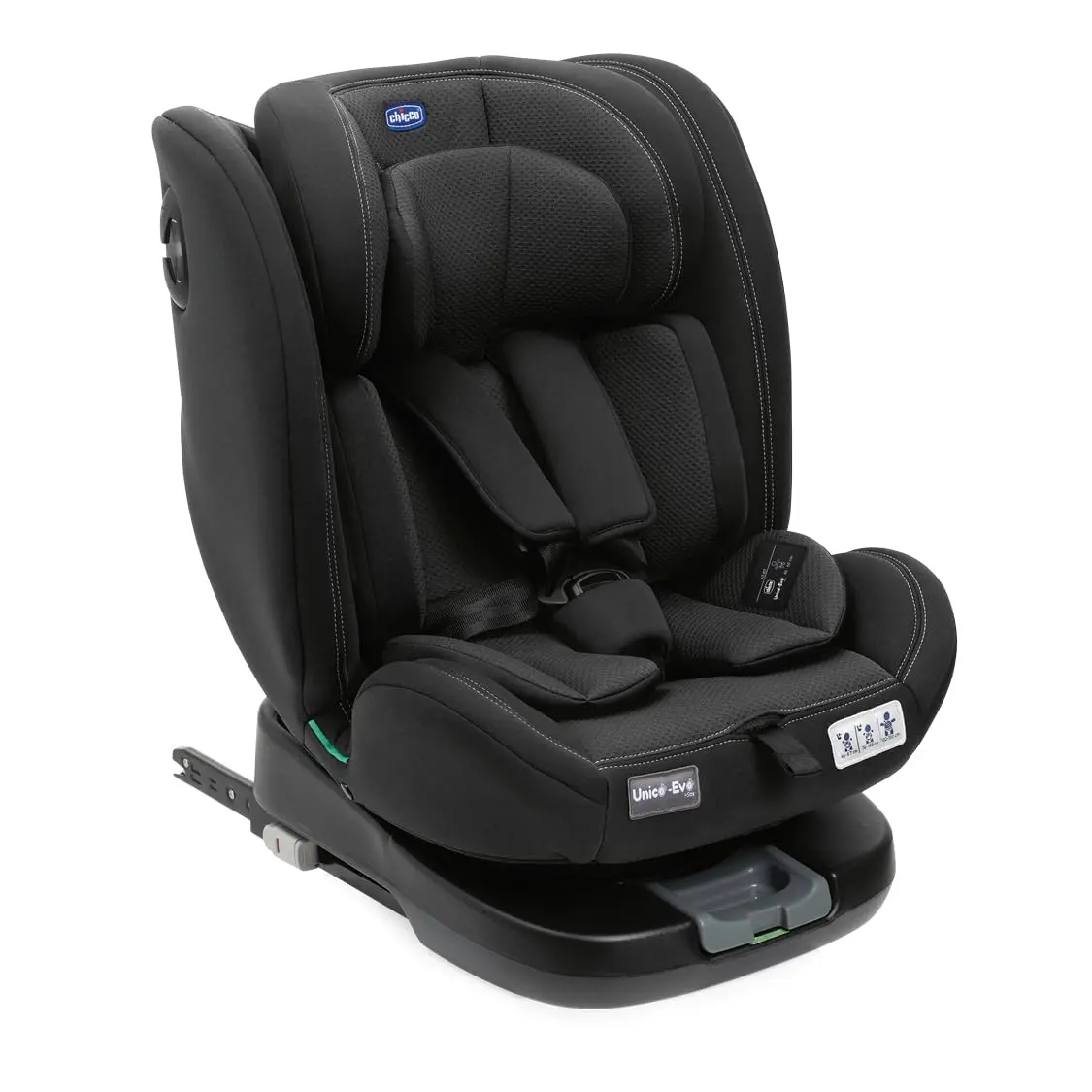 Cadeirinha Único Evo i-Size com Isofix e Top Tether 40–150cm Preto Chicco – 6087030950000