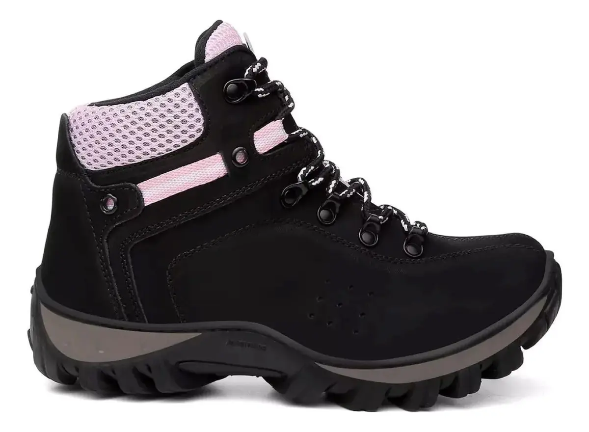 Bota Adventure em Couro Legítimo, Palmilha em Gel, Robusta e Confortável