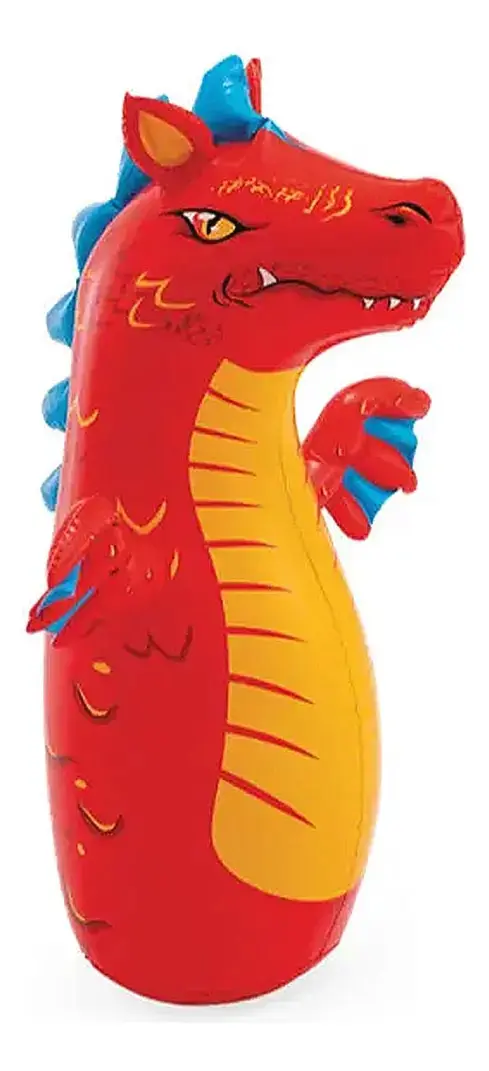 João Bobo Inflável Boneco Teimoso 3d - Intex Dragão - 1