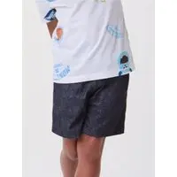 Infantil - Bermuda de Moletom Mescla com Cadarço