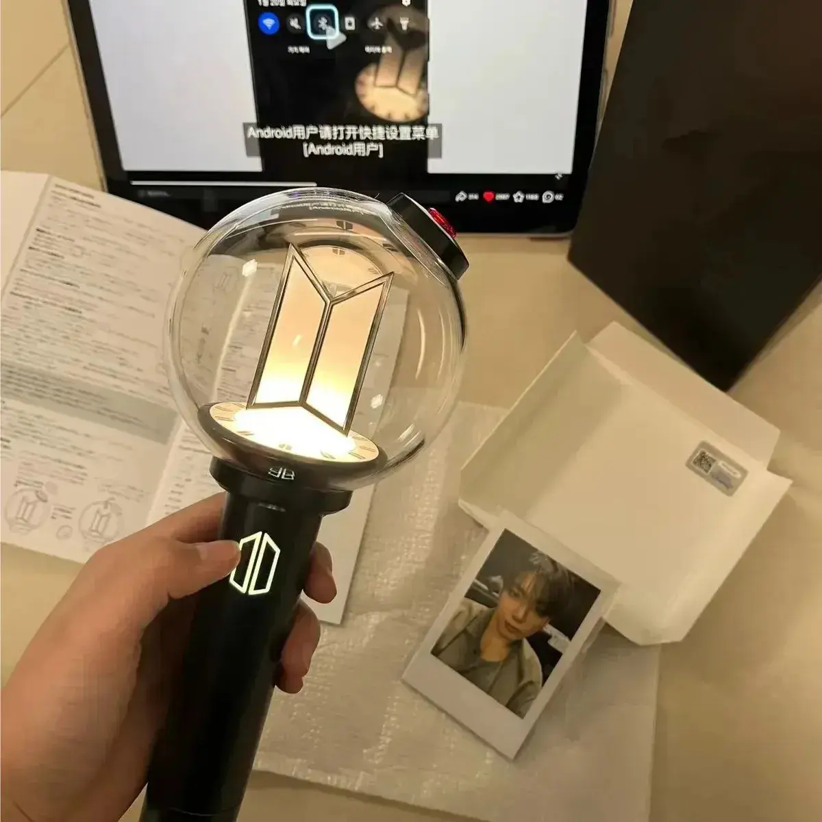 2026 Bts Army Bomb V4 Bluetooth Control Linterna Con Fotos thumbnail 2