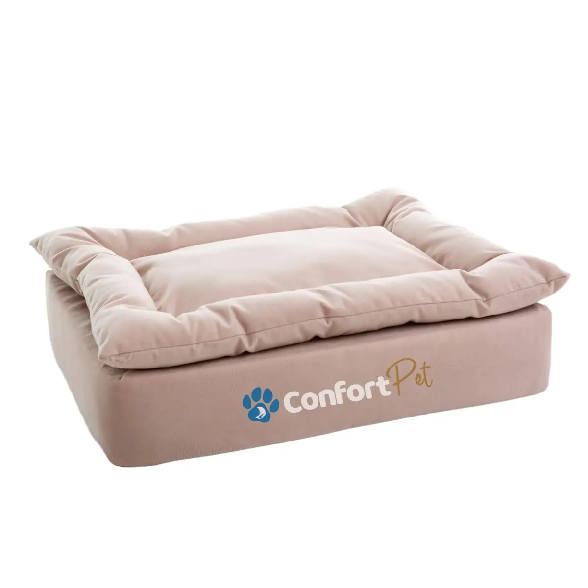 Cama Pequena Confort Pet Sonos com Pillow Removível (Bege) - 1