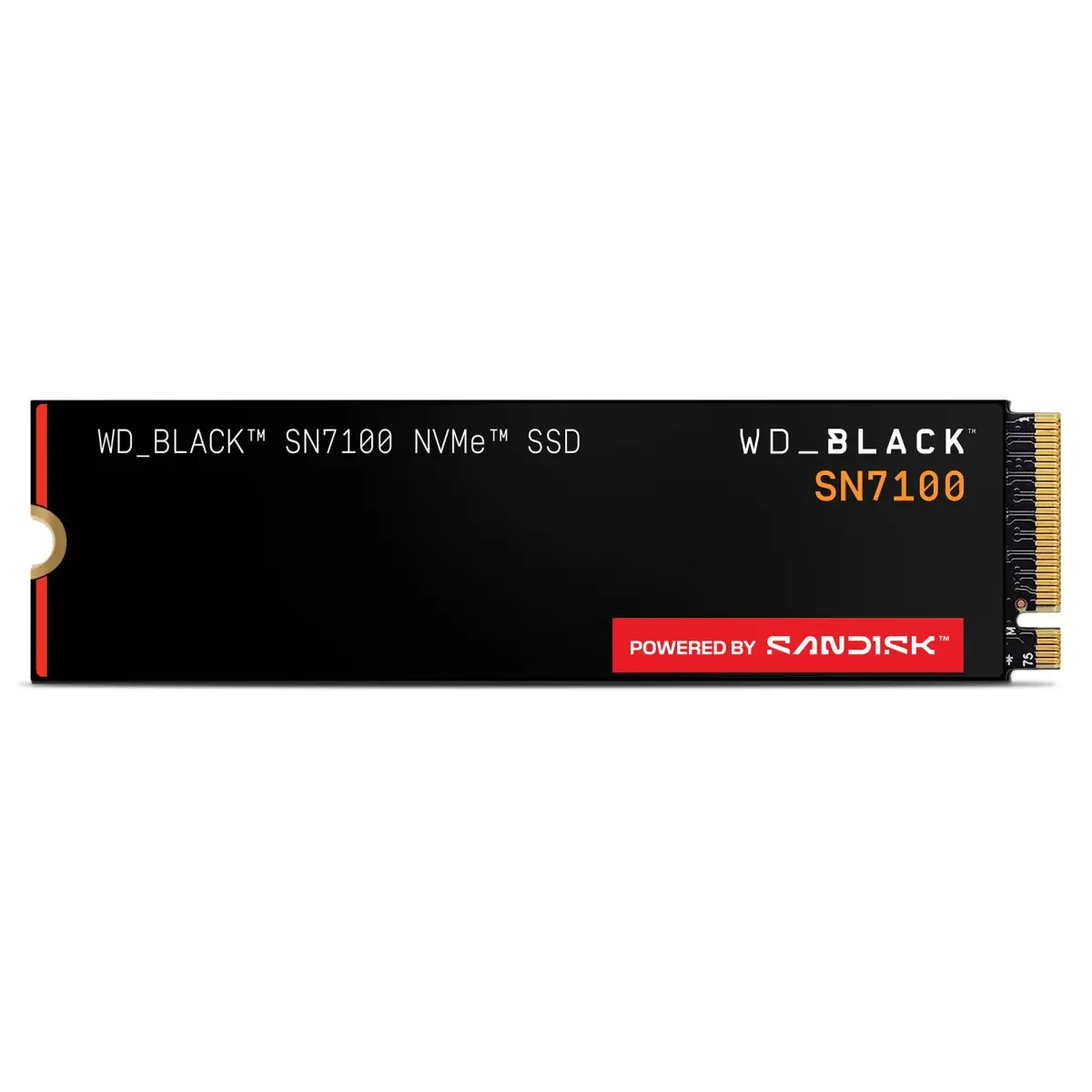 Sandisk wd-black sn7100 ssd m.2 pcie 4.0 nvme 7250mb/s