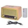 Caixa de Som Retro TRC 212 Dourado/Madeira - 1