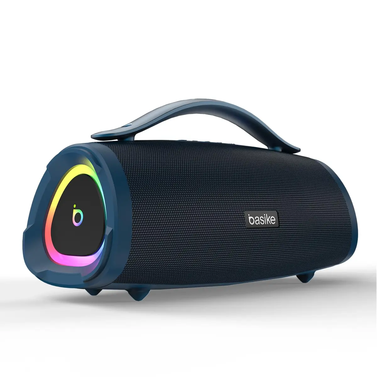 Basike Caixa de Som Bluetooth Portátil, 160W RMS (200W Pico), TWS Estéreo | Som de Alta Fidelidade, Microfone Integrado, EQ, RGB, IPX6, 12h de Bateria para Home Theater, Festa e Exterior - 1