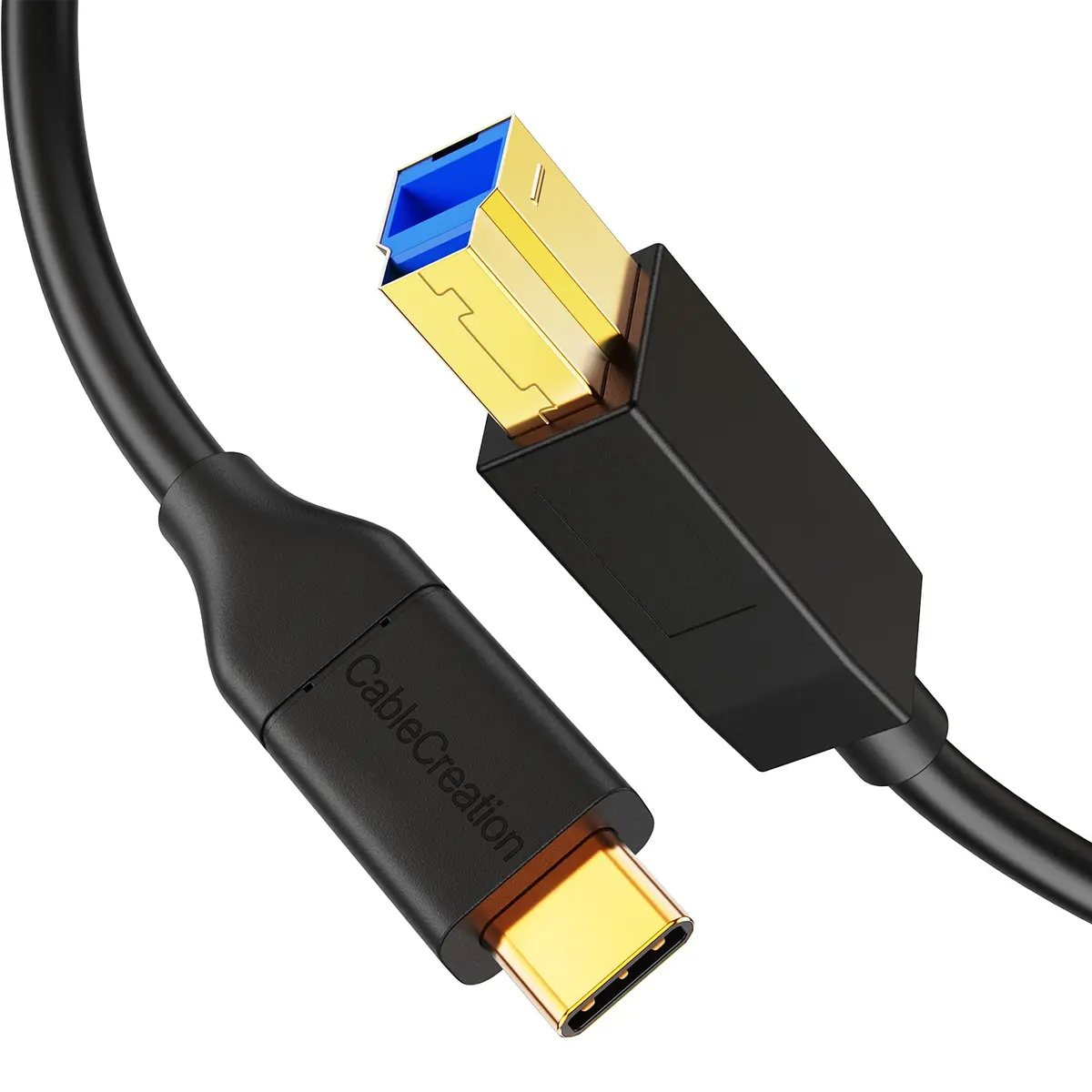 CableCreation Cabo USB-C para USB-B 3.1 de 1,2 metros, Cabo USB-B para C | 10 Gbps para Thunderbolt 3 (MacBook), HD externo, Docking Station e scanner - 1