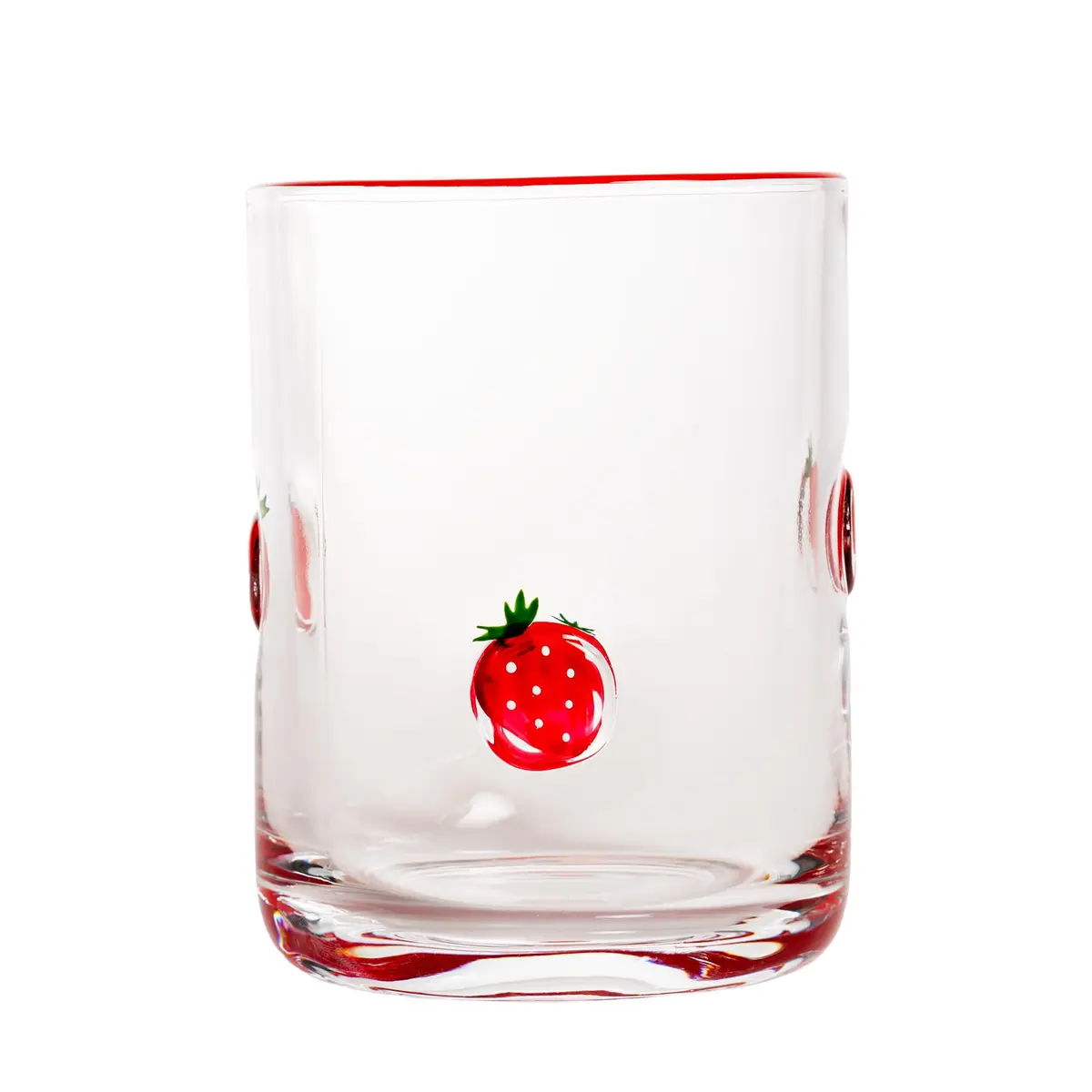 Copo - Cristal - 380ml - Morango - Full Fit