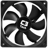 Ventoinha C3Tech F7-100, 120mm, Preto - STORM F7-100BK