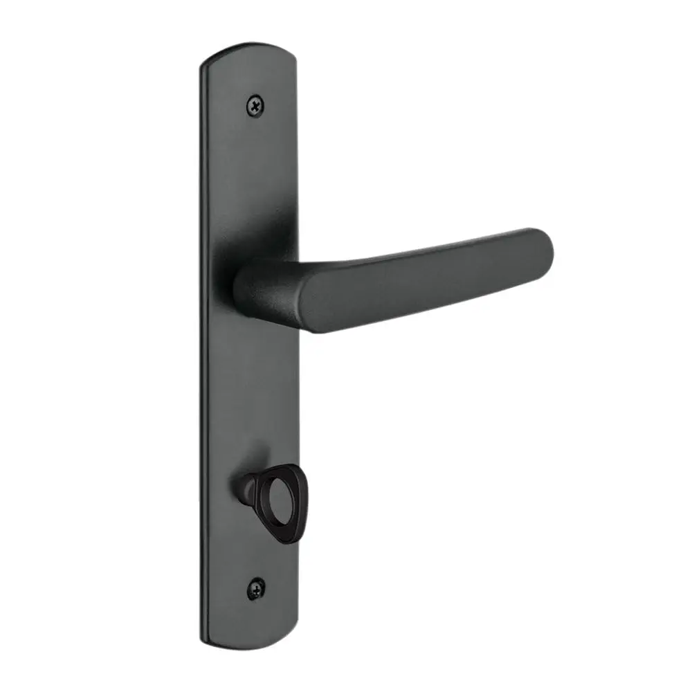 Fechadura para Banheiro Soprano Ipanema com Espelho, Metalix Preta - Ipanema-4053-py-e27