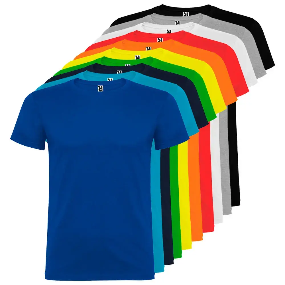 Roly Pack 10 Homens 100% Algodão Camisetas de Manga Curta 155GRS