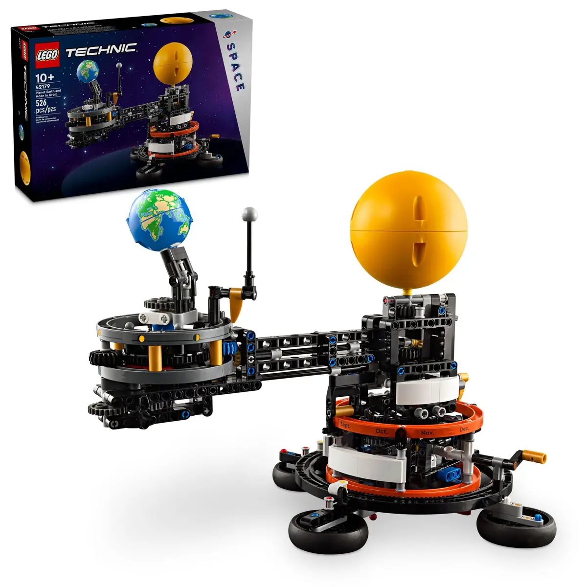 LEGO Set Technic 42179 Planeta Terra e Lua em Órbita 526 peças - 1