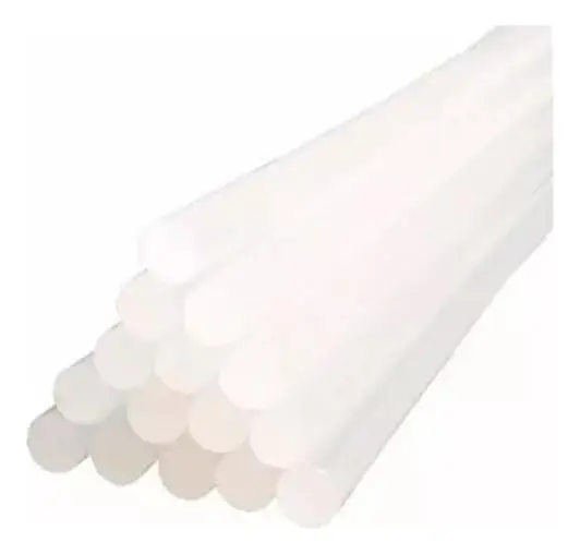 Cola Quente Bastão Grosso Make 11,2mm x 30cm Transparente Pacote 1kg | Alta transparência, secagem rápida e excelente aderência em diversos materiais