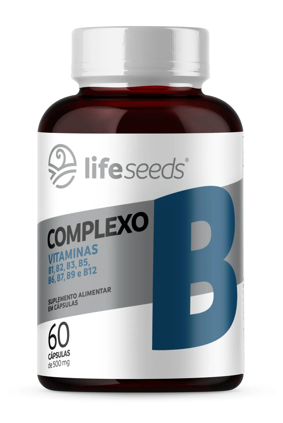 Complexo B - Vitaminas B1, B2, B3, B5, B6, B7, B9 e B12