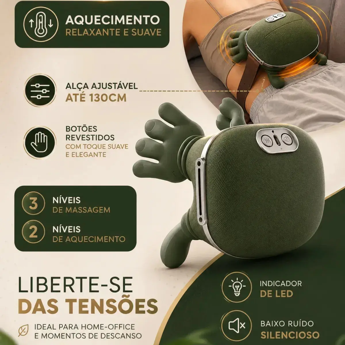 Massageador Mãozinha 3D Creator Brasil Elétrico e Sem Fio com Aquecimento thumbnail 5