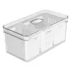 OU ORGANIZADOR CLEAR FRESH 5L COM 3 CESTOS - 1