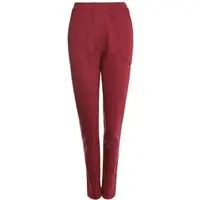 Calça Moletom Reta Feminina BORDO - 1