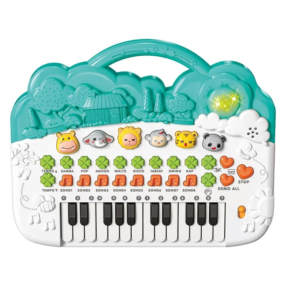 DM Toys Brinquedo Educativo Musical Teclado Animais