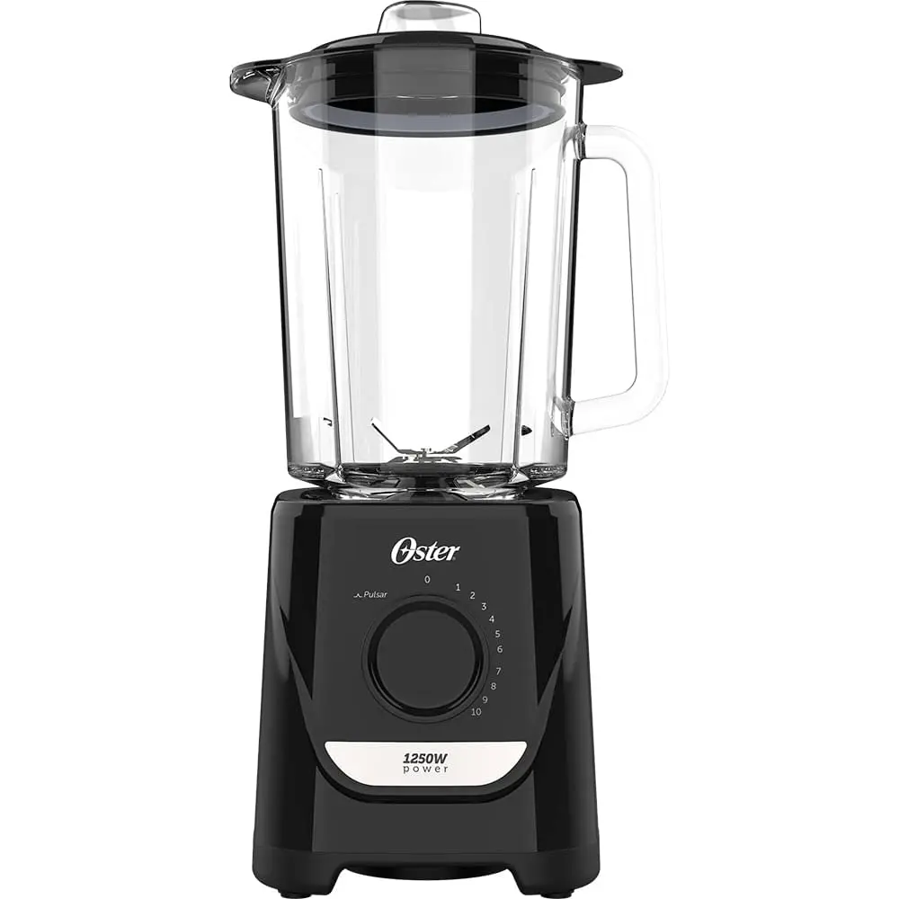 Liquidificador Power Oster Preto 2,2l 220V - OLIQ520, OLIQ520-220V