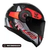 Capacete Ls2 Rapid Ff353 Stratus Vermelho - 1