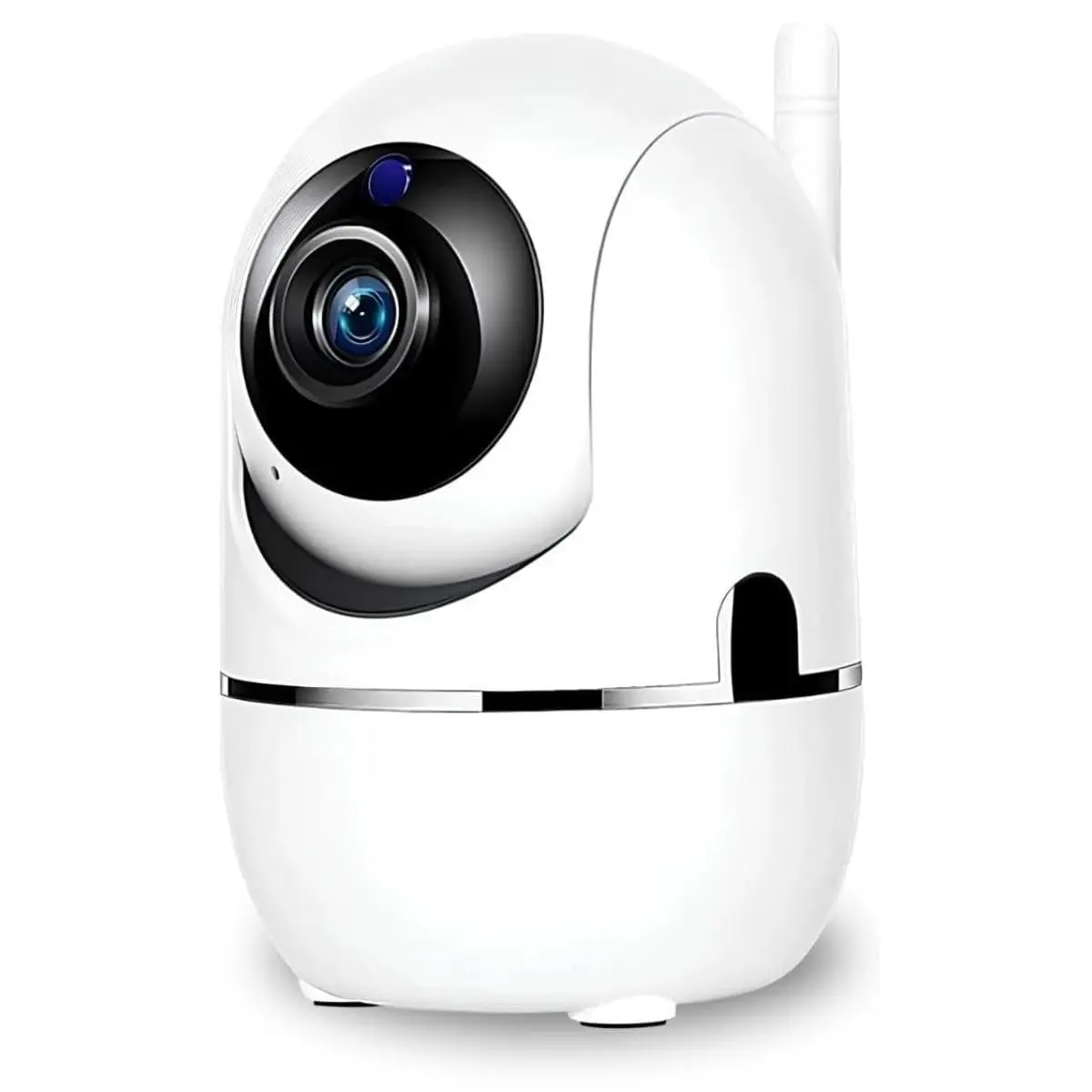 Câmera Smart Segurança Baba Eletrônica Ip WiFi Giratória Panorâmica Visão Noturna Microfone Antena Full HD Pet Vigilância Ambientes Internos e Externos Compatível Com SmartPhones PREMIUM